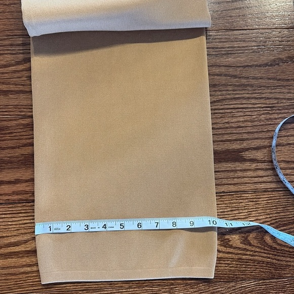 Lucca Jenni wide leg knit crop pants trousers pull on Kelley Cawley camel LUX Sm - Picture 9 of 13